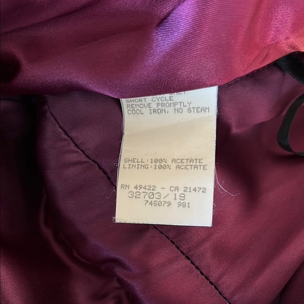 Jessica McClintock for Gunne Sax Navy Blue Satin  Corset Prom Dress size 5/6 - Picture 12 of 12